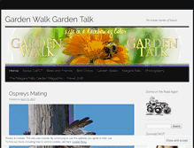 Tablet Screenshot of gardenwalkgardentalk.com